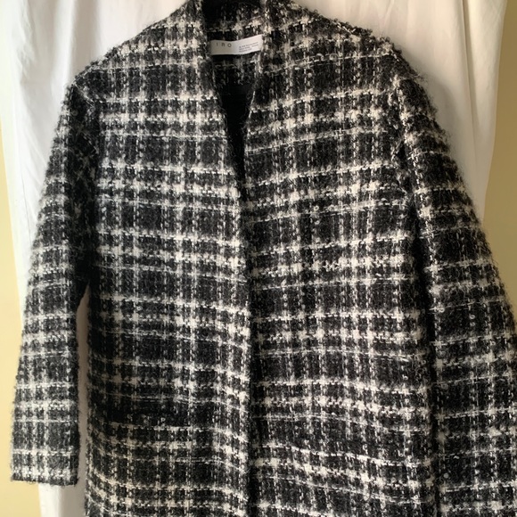Iro Twisted Metallic Check Boucle Tweed 